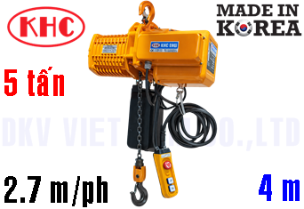 Pa lăng xích điện Korea Hoist HCH-C500PS