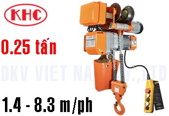 Pa lăng xích điện Korea Hoist KCH-A025IM