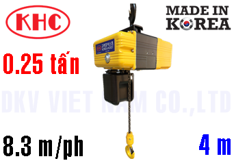 Pa lăng xích điện Korea Hoist KCH-A025PS 