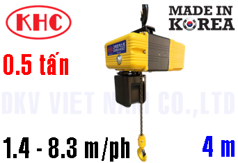 Pa lăng xích điện Korea Hoist KCH-A050IS