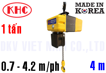 Pa lăng xích điện Korea Hoist KCH-A100IS