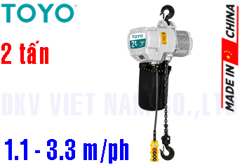 Pa lăng xích điện Toyo TY1-2B/F