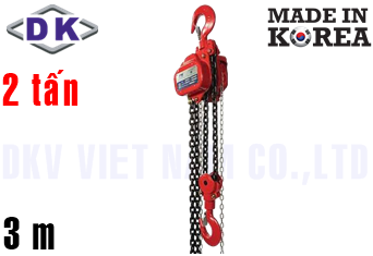 Pa lăng xích kéo tay DK DS-020