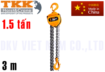 Pa lăng xích kéo tay TKK KII015