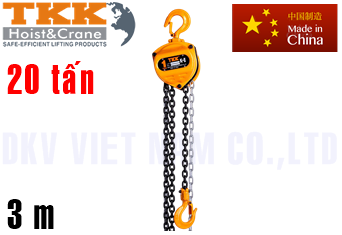 Pa lăng xích kéo tay TKK KII200