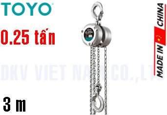 Pa lăng xích kéo tay Toyo K3-0.25