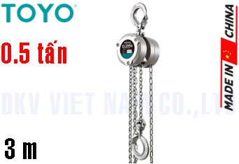 Pa lăng xích kéo tay Toyo K3-0.5