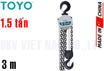 Pa lăng xích kéo tay Toyo KII-1.5