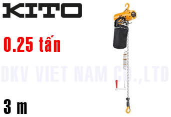 Pa lăng xích khí nén Kito TCSH03CS