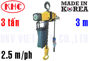 Pa lăng xích khí nén Korea Hoist KA3S-0300