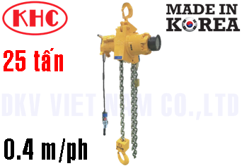 Pa lăng xích khí nén Korea Hoist KA4GS-025
