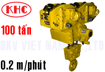 Pa lăng xích khí nén Korea Hoist KA6GM-100