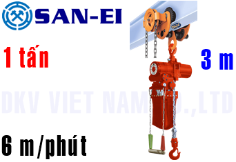 Pa lăng xích khí nén San-El VLX100LC-GR