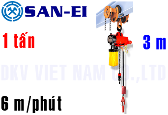 Pa lăng xích khí nén San-EL VLX100LP-GR