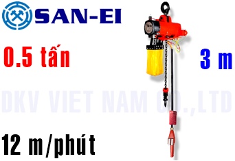Pa lăng xích khí nén San-El VLX50LP