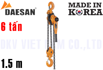 Pa lăng xích lắc tay Daesan D60