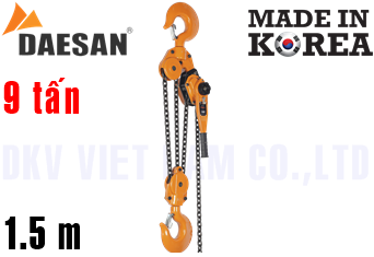 Pa lăng xích lắc tay Daesan D90