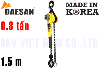 Pa lăng xích lắc tay Daesan NDM0.8