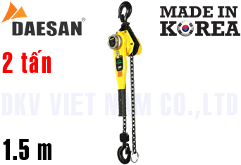 Pa lăng xích lắc tay Daesan NDM20