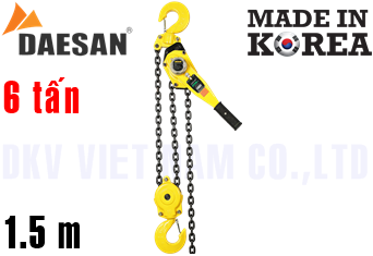 Pa lăng xích lắc tay Daesan NDM60