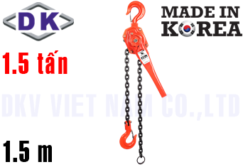 Pa lăng xích lắc tay DK DLS-015