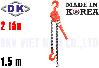 Pa lăng xích lắc tay DK DLS-020
