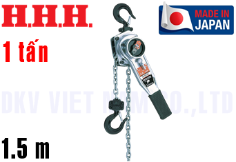 Pa lăng xích lắc tay H.H.H SPII 1000kg