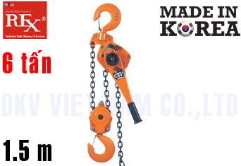 Pa lăng xích lắc tay Rex MG-60