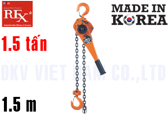 Pa lăng xích lắc tay Rex MV-15
