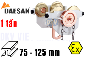 Rùa lăn treo pa lăng chống cháy nổ Daesan Ex DG1