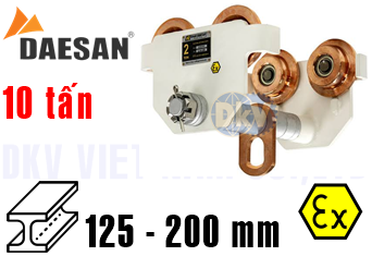Rùa lăn treo pa lăng chống cháy nổ Daesan Ex DP10
