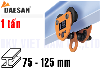 Rùa lăn treo pa lăng Daesan DP1