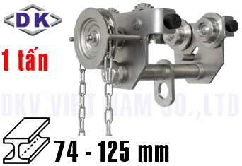 Rùa lăn treo pa lăng DK DGT-010-SS