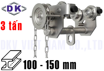 Rùa lăn treo pa lăng DK DGT-030-SS