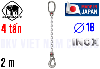 Sling xích cẩu hàng 1 chân Elephant 1-AWI-HSWI-16