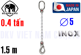Sling xích cẩu hàng 1 chân Elephant 1-AWI-HSWI-5
