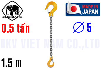 Sling xích cẩu hàng 1 chân Elephant 1-H-H-5