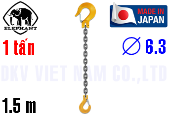 Sling xích cẩu hàng 1 chân Elephant 1-H-H-6.3
