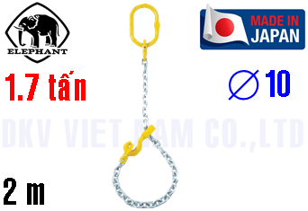 Sling xích cẩu hàng 1 chân Elephant 1-MFF-KE-10