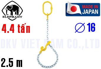 Sling xích cẩu hàng 1 chân Elephant 1-MFF-KE-16