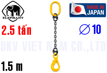 Sling xích cẩu hàng 1 chân Elephant 1-MFF-SHE-10