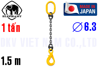 Sling xích cẩu hàng 1 chân Elephant 1-MFF-SHE-6.3