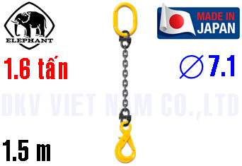 Sling xích cẩu hàng 1 chân Elephant 1-MFF-SHE-7.1