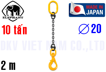 Sling xích cẩu hàng 1 chân Elephant 1-MFF-YE-20