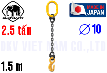Sling xích cẩu hàng 1 chân Elephant 1-MFF-YH-10