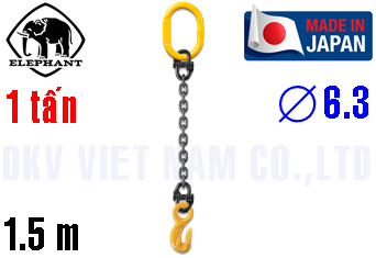 Sling xích cẩu hàng 1 chân Elephant 1-MFF-YH-6.3
