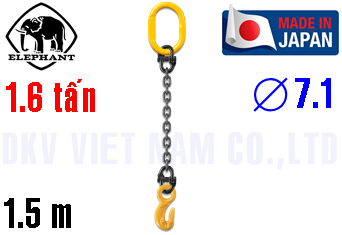 Sling xích cẩu hàng 1 chân Elephant 1-MFF-YH-7.1