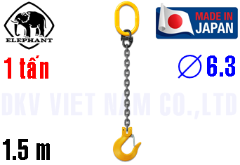Sling xích cẩu hàng 1 chân Elephant 1-MFF-YP-6.3