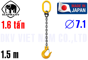 Sling xích cẩu hàng 1 chân Elephant 1-MFF-YP-7.1