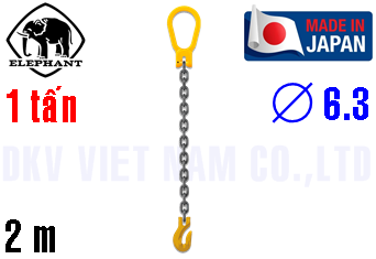 Sling xích cẩu hàng 1 chân Elephant 1-S-G-6.3